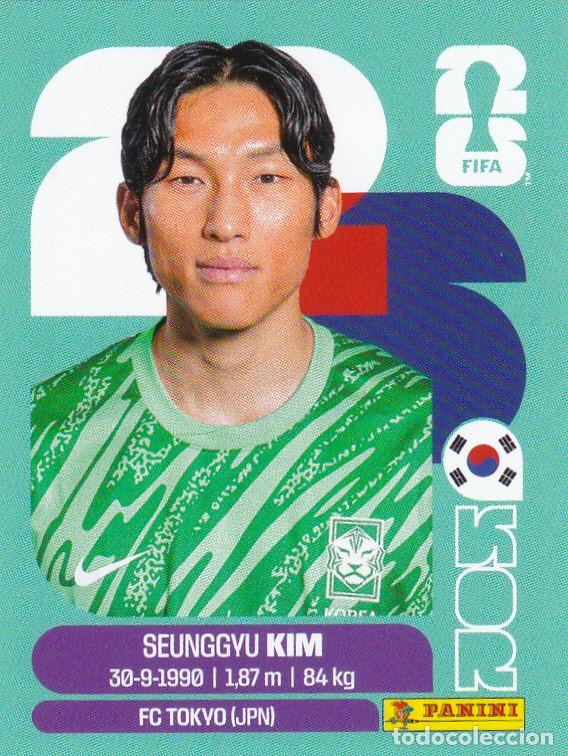 Fu&szlig;ball-Sticker: FIFA WORLD CUP 2026 * SEUNGGYU KIM N&ordm; 3 * DE KOREA - NUEVO DE SOBRE (A-18)