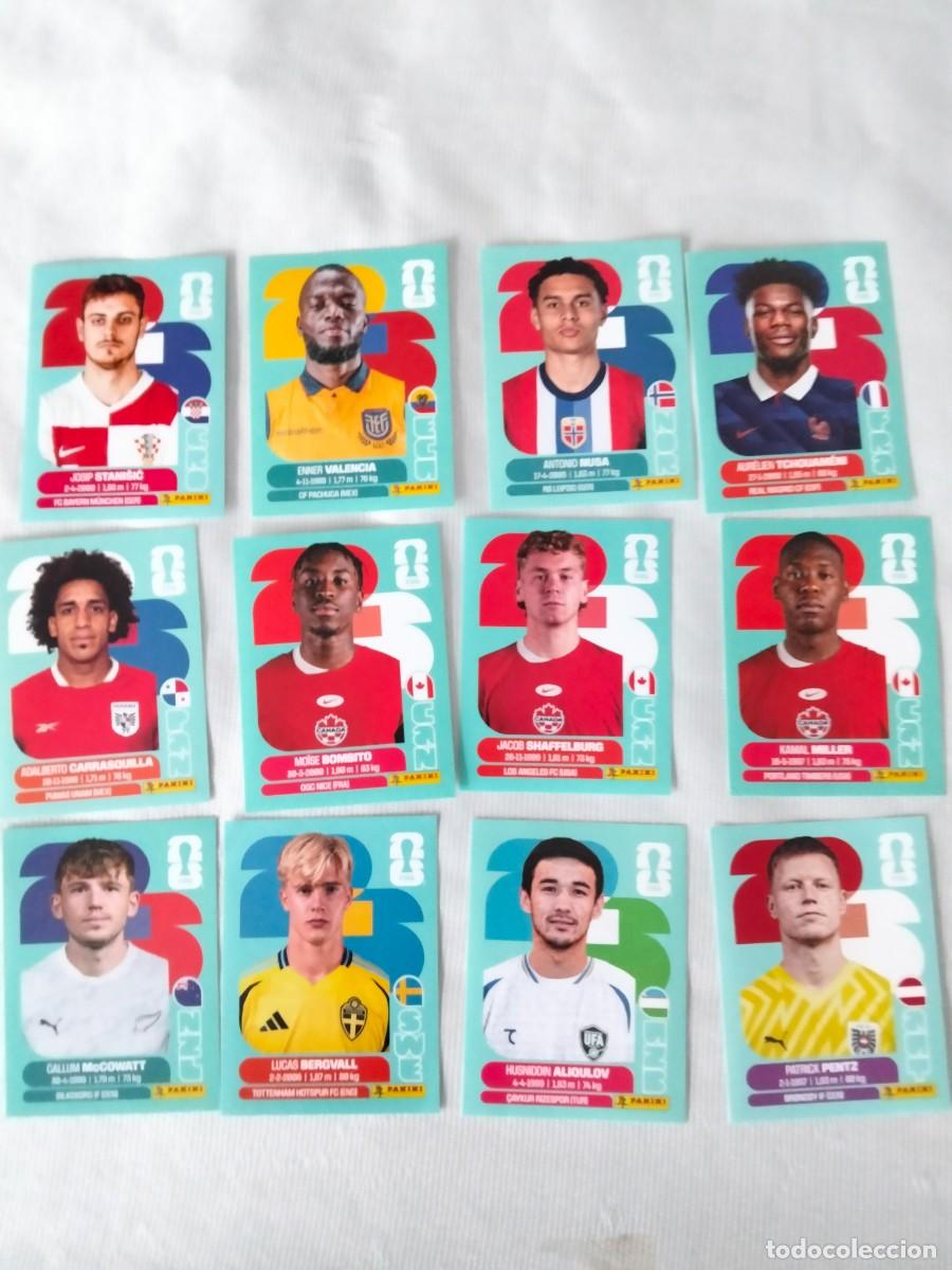 Fu&szlig;ball-Sticker: 12 cromos Panini mundial 2026