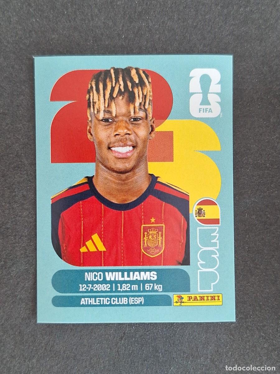 Fu&szlig;ball-Sticker: L2 NICO WILLIAMS SELECCION ESPA&Ntilde;A 17 PANINI MUNDIAL FIFA WORLD CUP 2026 PANINI NUNCA PEGADO