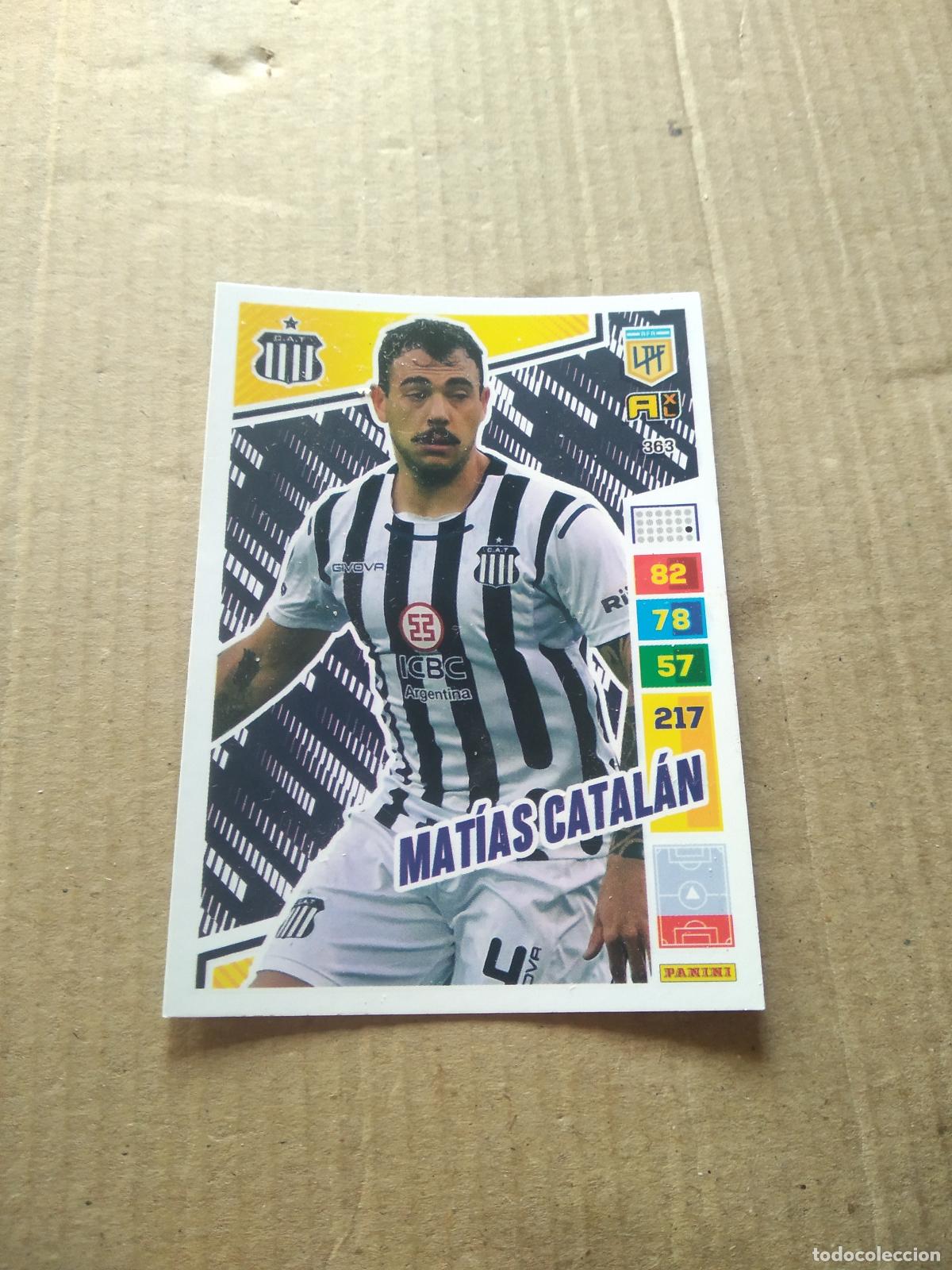 Fu&szlig;ball-Sticker: 363 MATIAS CATALAN TALLERES CROMO FUTBOL PANINI ARGENTINO 2023 LIGA ARGENTINA ADRENALYN