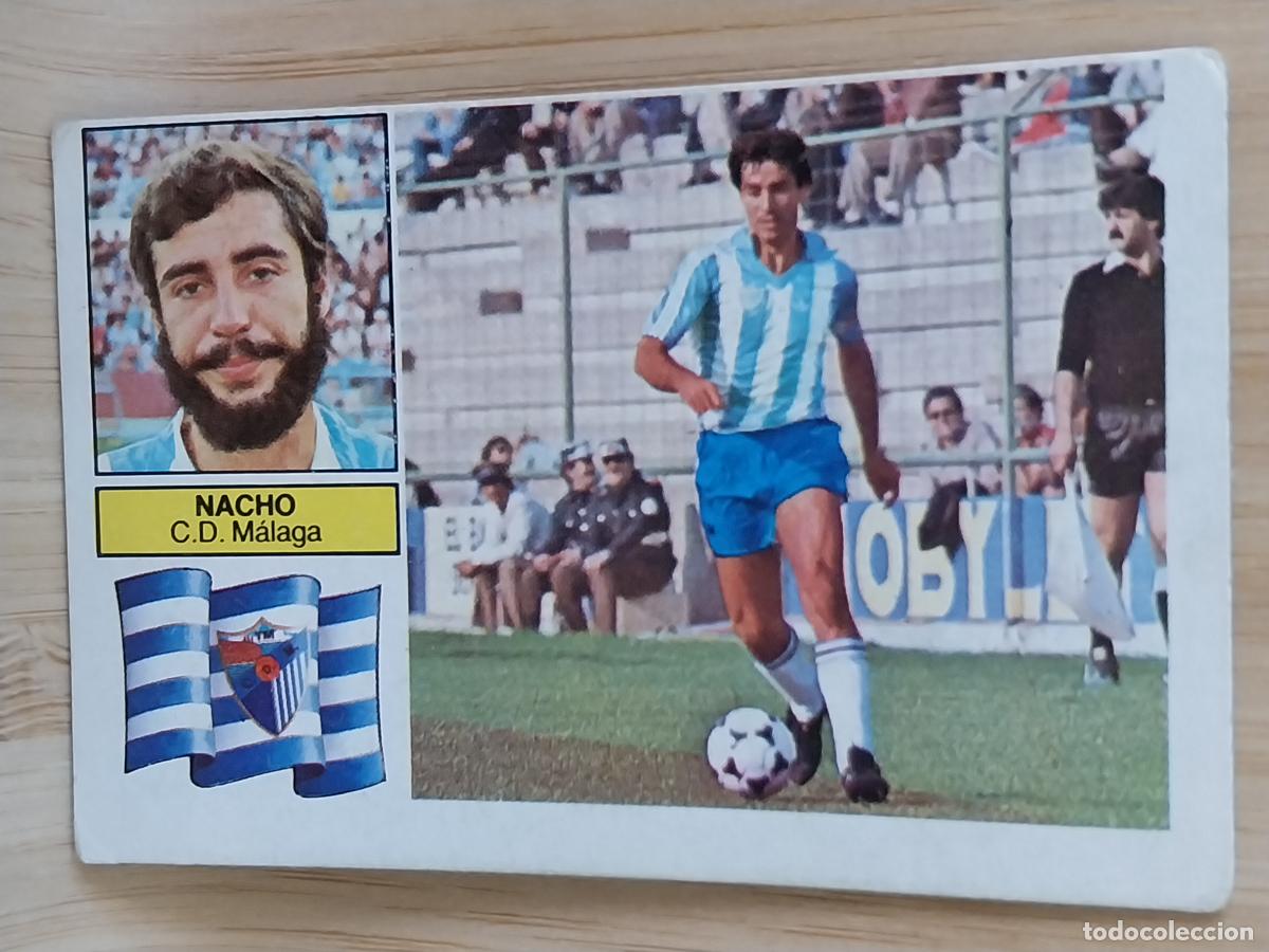 Fu&szlig;ball-Sticker: NACHO M&Aacute;LAGA LIGA 1982 82 83 ED ESTE CROMO SIN PEGAR NUNCA ORIGINAL