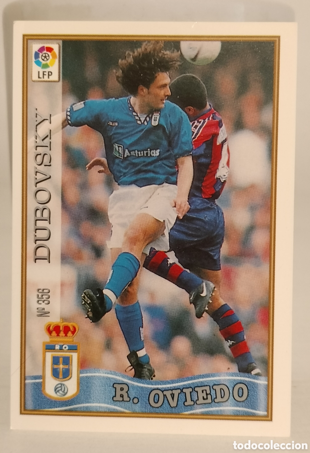 Fu&szlig;ball-Sticker: Dubovsky,Real Oviedo 96-97