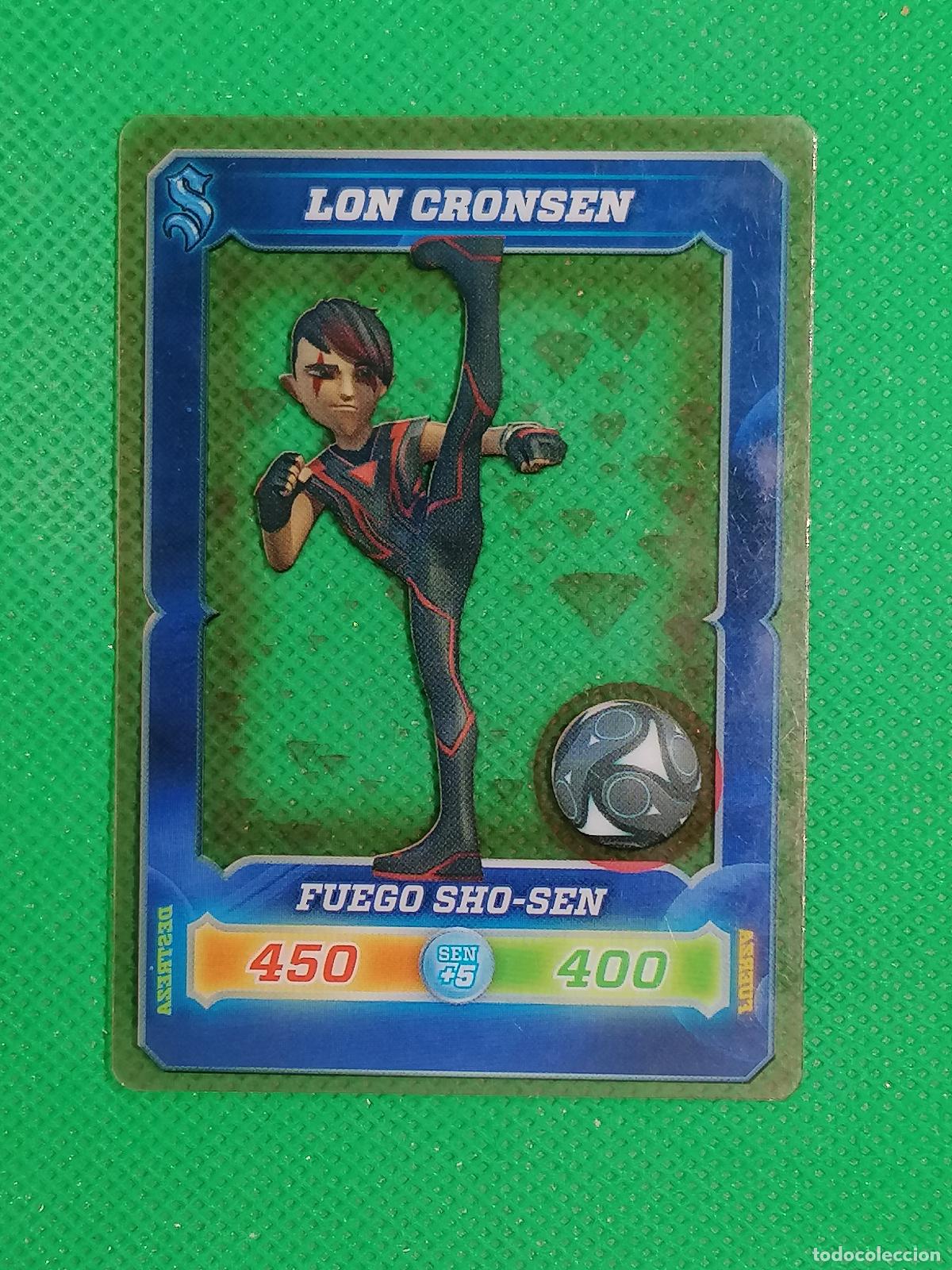Fu&szlig;ball-Sticker: #84 LON CRONSEN ♕ CRYSTAL DESAFIO CHAMPIONS SENDOKAI PANINI 2014