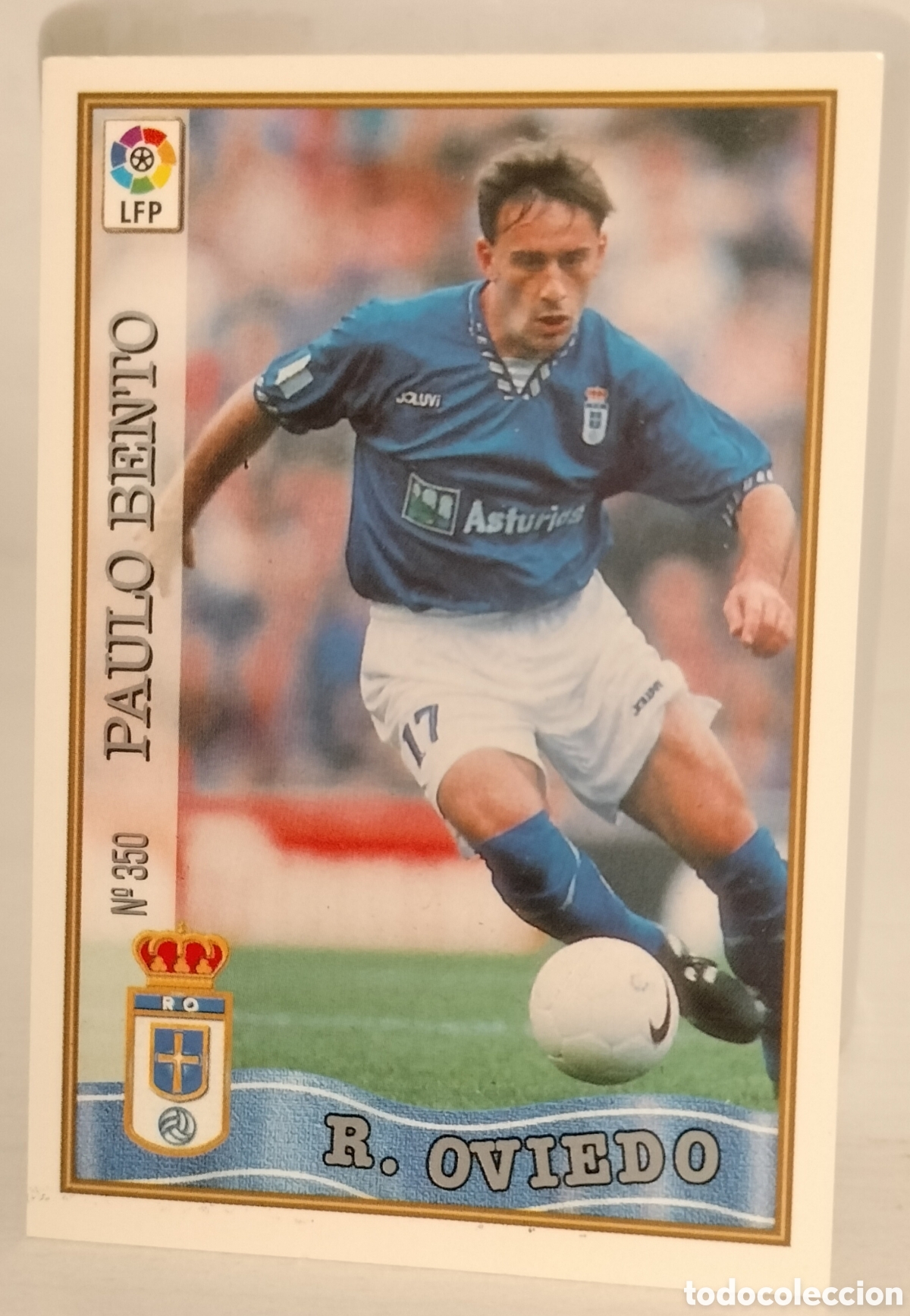 Fu&szlig;ball-Sticker: Paulo Bento Real Oviedo 96-97