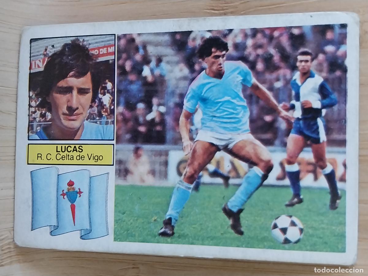Fu&szlig;ball-Sticker: LUCAS CELTA VIGO LIGA 1982 82 83 ED ESTE CROMO SIN PEGAR NUNCA ORIGINAL