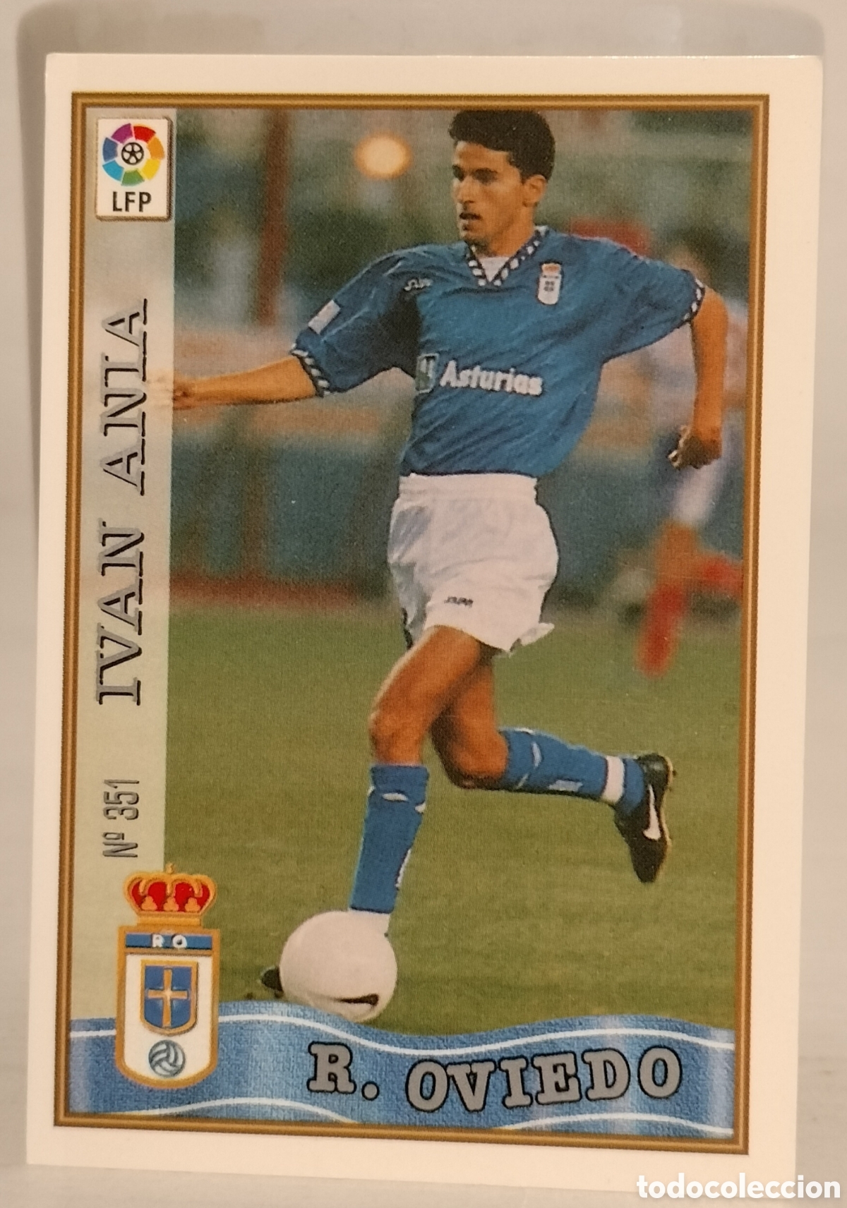 Fu&szlig;ball-Sticker: Iv&aacute;n Ania,Real Oviedo 96-97
