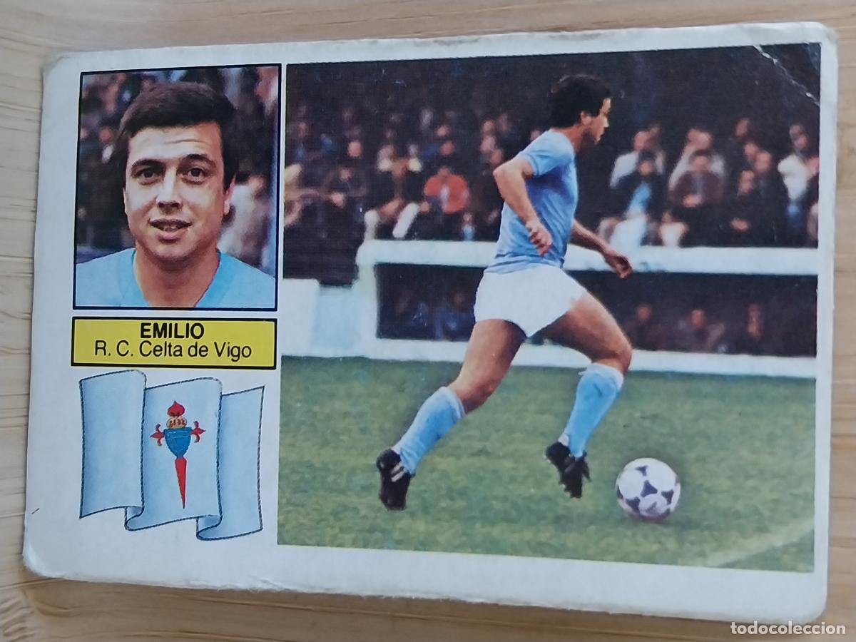 Fu&szlig;ball-Sticker: EMILIO CELTA VIGO LIGA 1982 82 83 ED ESTE CROMO SIN PEGAR NUNCA ORIGINAL