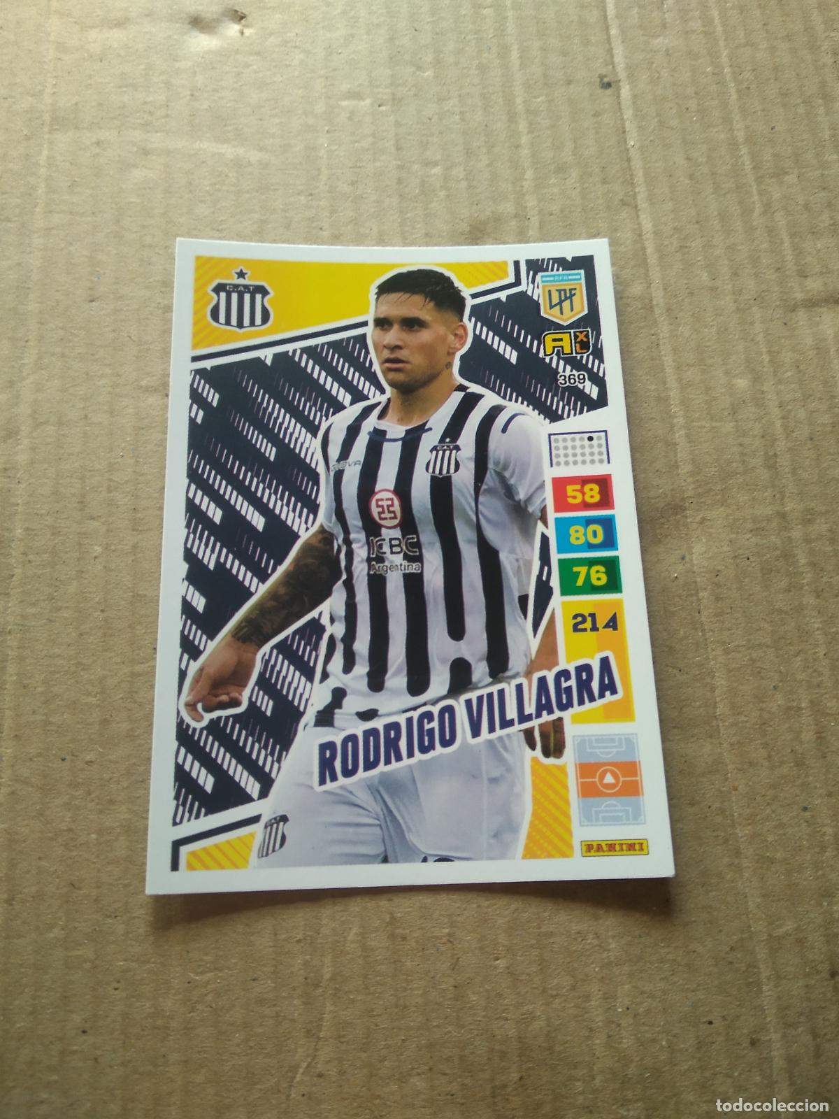 Figurine di Calcio: 369 RODRIGO VILLAGRA TALLERES CROMO FUTBOL PANINI ARGENTINO 2023 LIGA ARGENTINA ADRENALYN