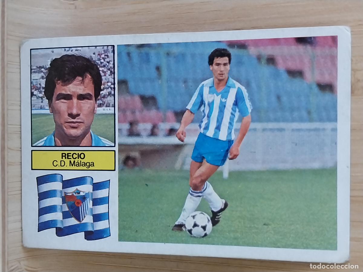 Figurine di Calcio: RECIO MALAGA LIGA 1982 82 83 ED ESTE CROMO SIN PEGAR NUNCA ORIGINAL