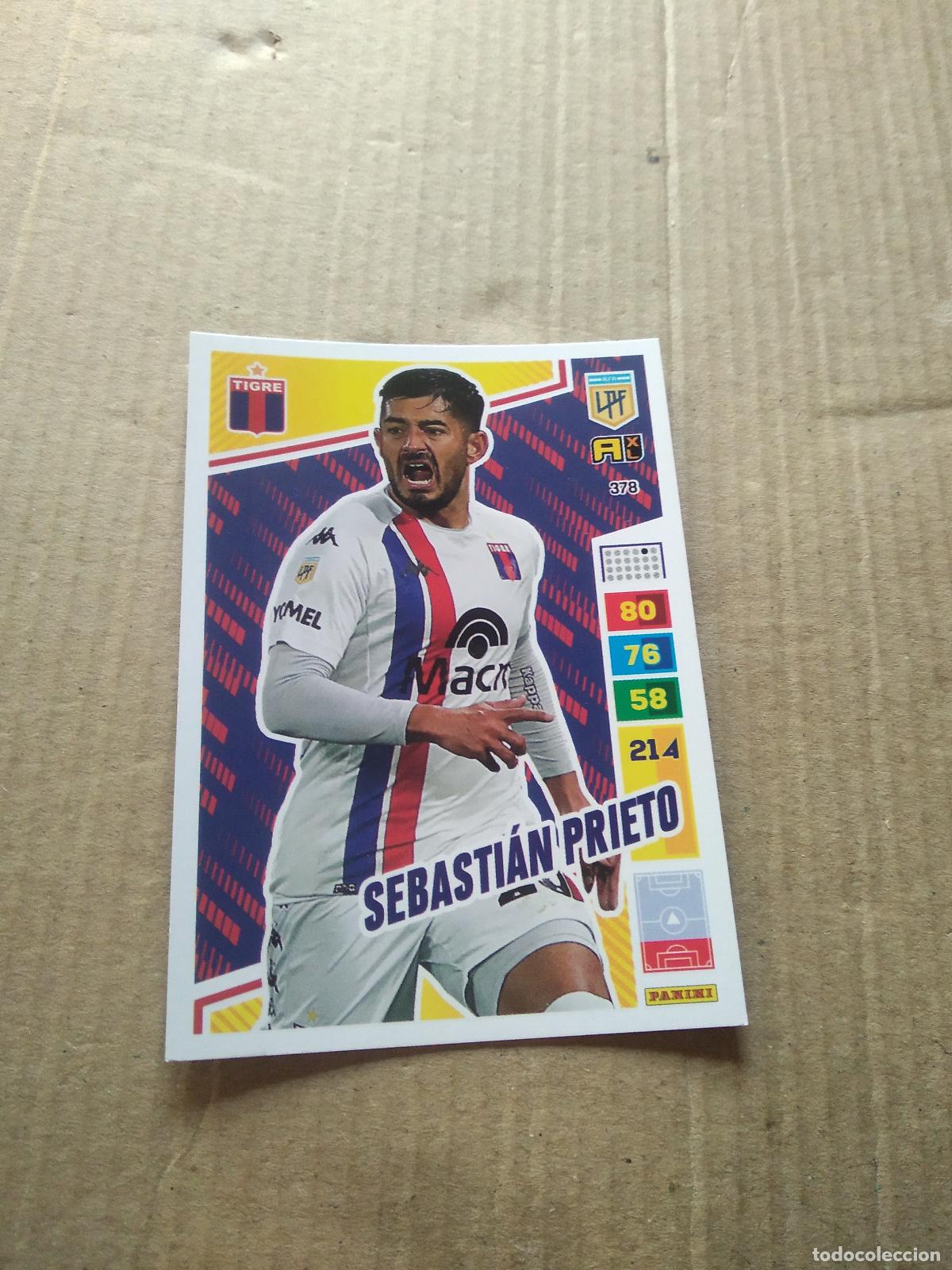 Figurine di Calcio: 378 SEBASTIAN PRIETO TIGRE CROMO FUTBOL PANINI ARGENTINO 2023 LIGA ARGENTINA ADRENALYN