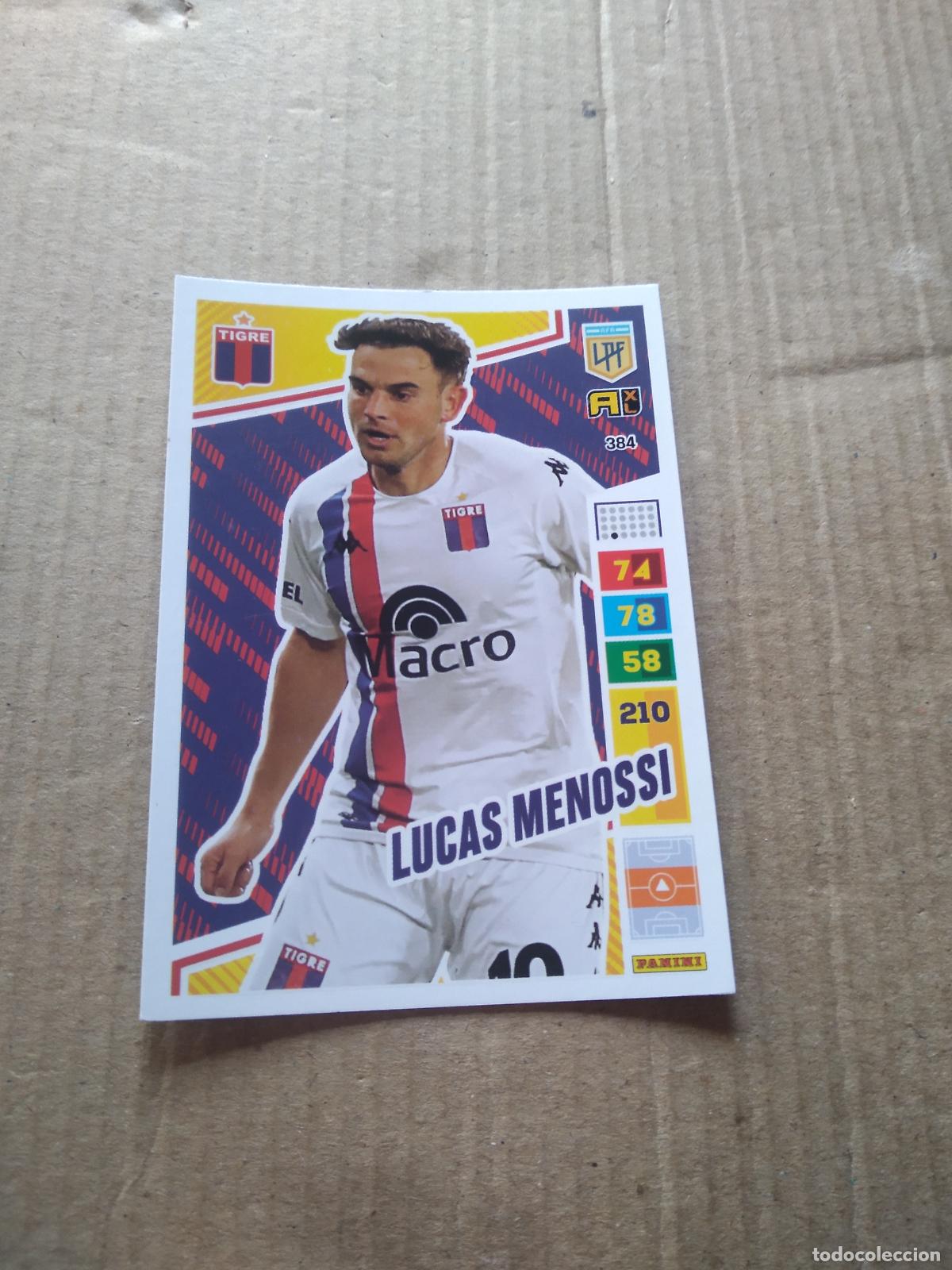 Figurine di Calcio: 384 LUCAS MENOSSI TIGRE CROMO FUTBOL PANINI ARGENTINO 2023 LIGA ARGENTINA ADRENALYN