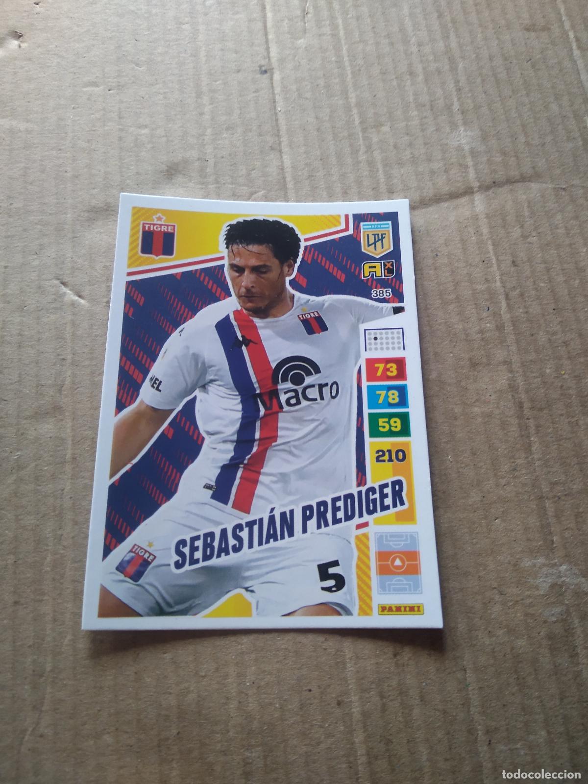 Figurine di Calcio: 385 SEBASTIAN PREDIGER TIGRE CROMO FUTBOL PANINI ARGENTINO 2023 LIGA ARGENTINA ADRENALYN