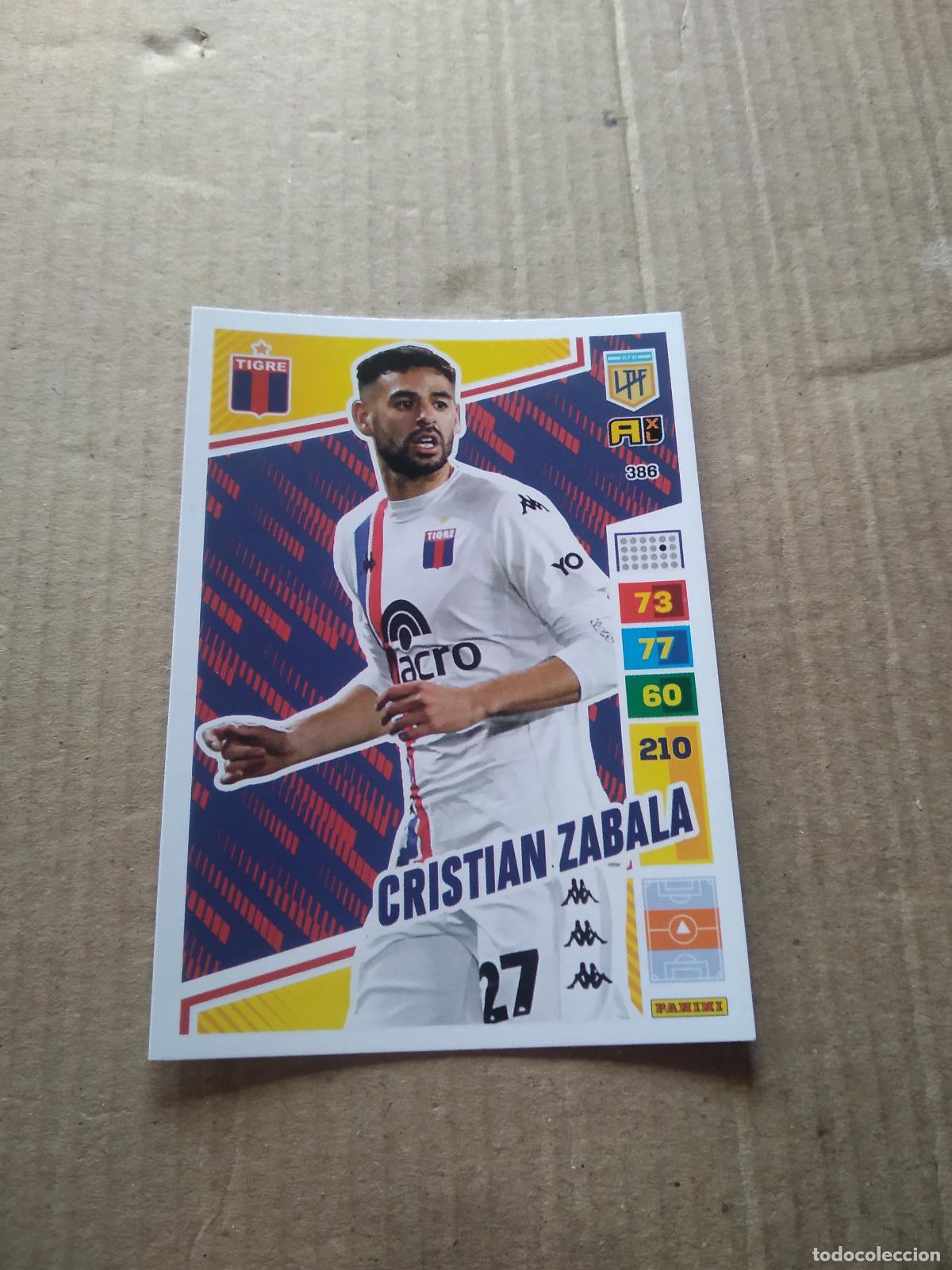 Fu&szlig;ball-Sticker: 386 CRISTIAN ZABALA TIGRE CROMO FUTBOL PANINI ARGENTINO 2023 LIGA ARGENTINA ADRENALYN