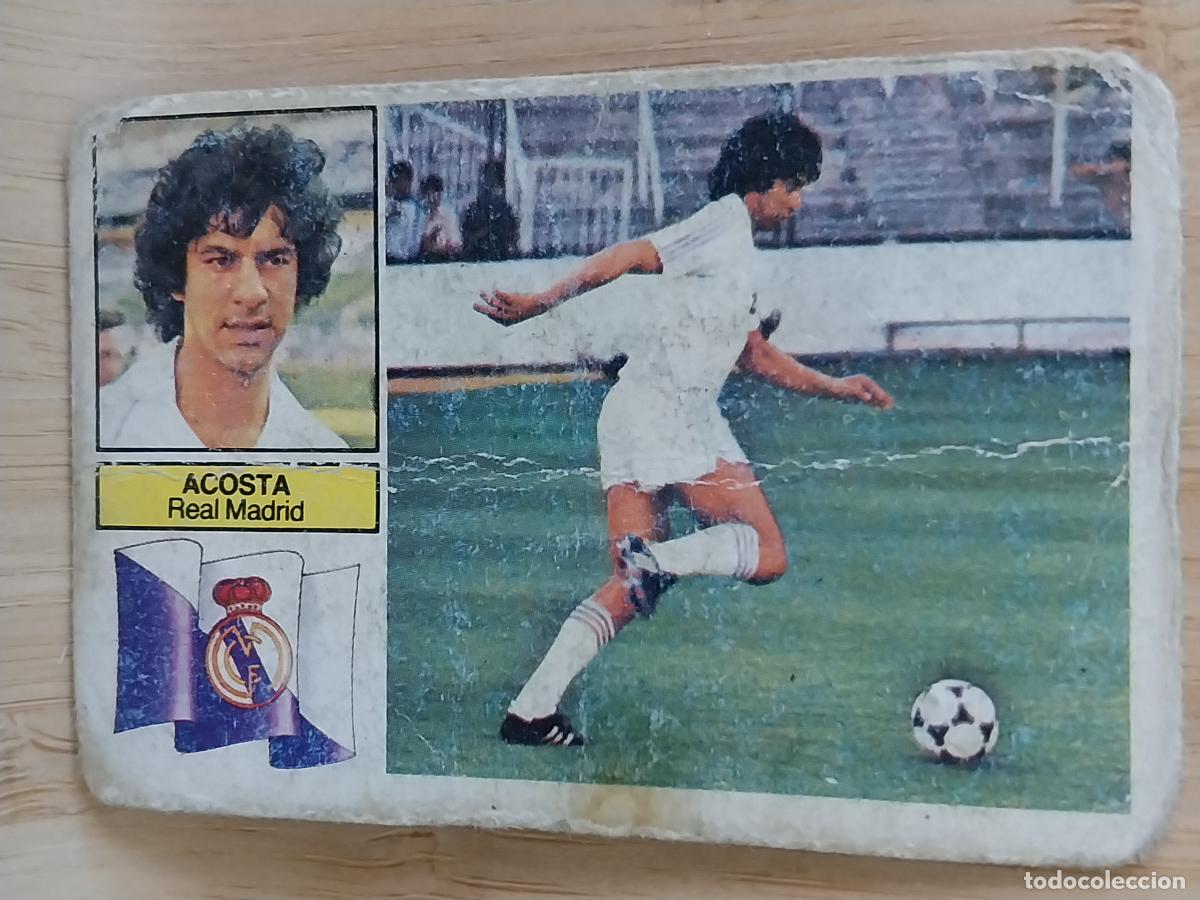 Fu&szlig;ball-Sticker: ACOSTA REAL MADRID LIGA 1982 82 83 ED ESTE CROMO SIN PEGAR NUNCA ORIGINAL
