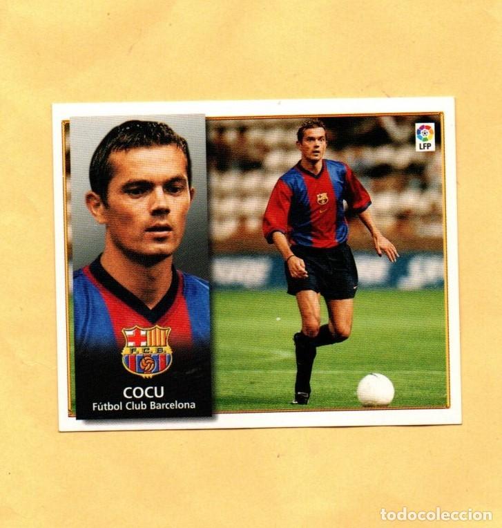 Cromos de F&uacute;tbol: CROMO EDICIONES ESTE 1998-1999 COCU VERSI&Oacute;N DIFICIL LIGA 98/99 F.C.BARCELONA MUY BIEN CONSERVADO