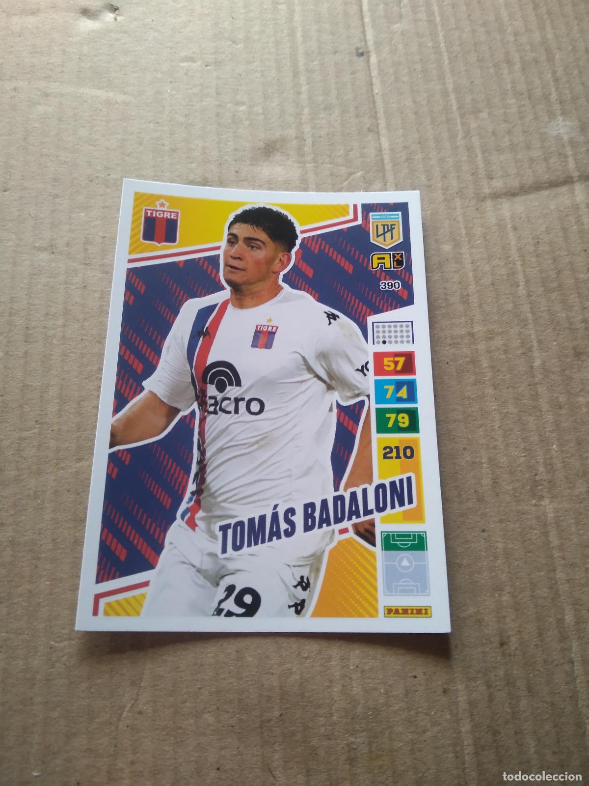 Fu&szlig;ball-Sticker: 390 TOMAS BADALONI TIGRE CROMO FUTBOL PANINI ARGENTINO 2023 LIGA ARGENTINA ADRENALYN