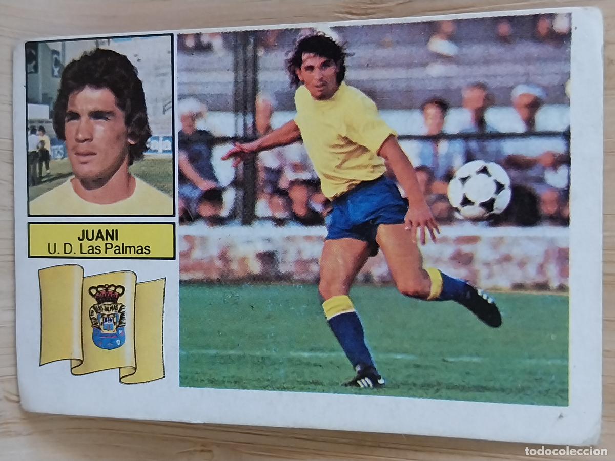 Fu&szlig;ball-Sticker: JUANI * LAS PALMAS LIGA 1982 82 83 ED ESTE CROMO SIN PEGAR NUNCA ORIGINAL