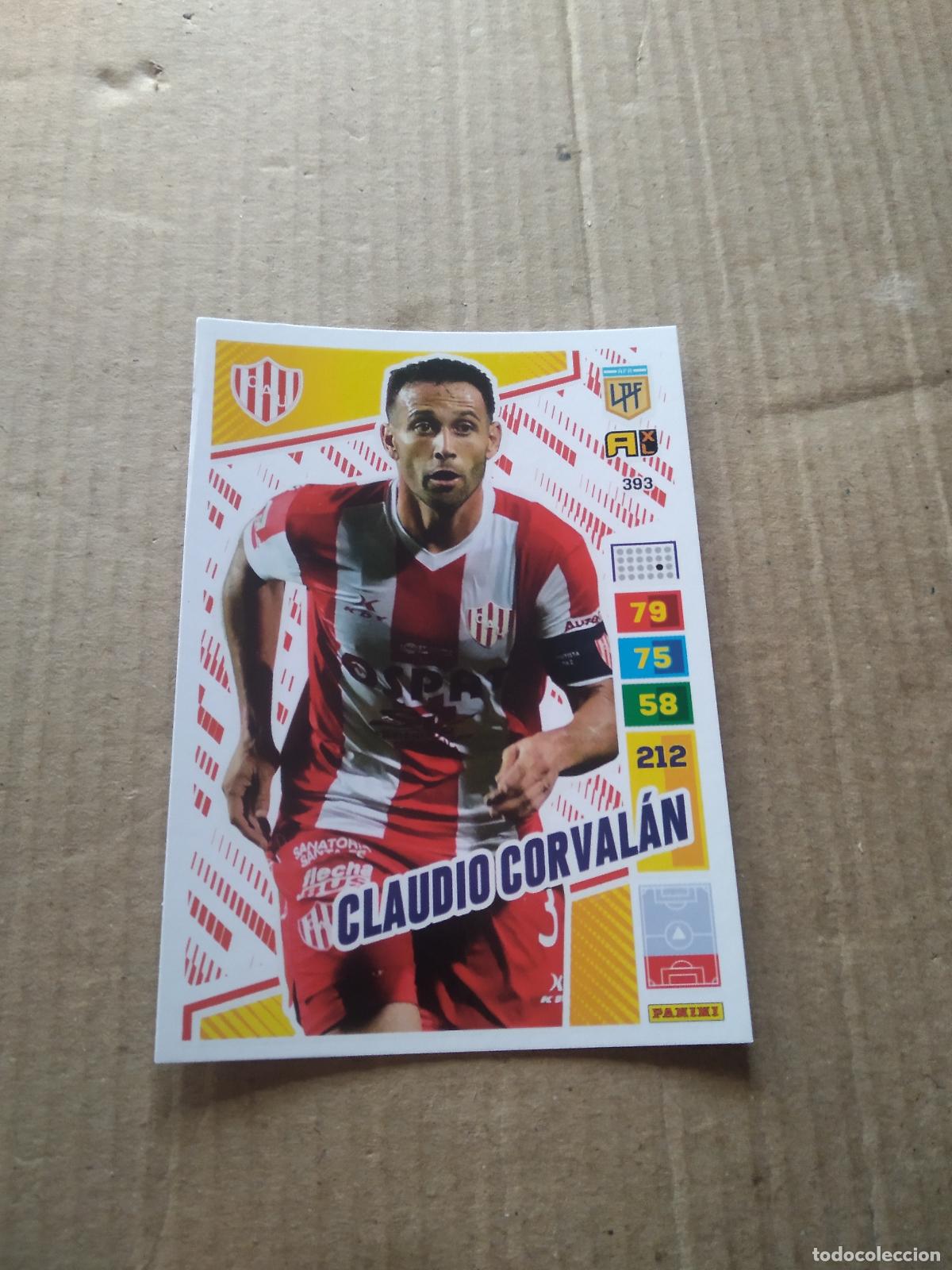 Figurine di Calcio: 393 CLAUDIO CORVALAN UNION CROMO FUTBOL PANINI ARGENTINO 2023 LIGA ARGENTINA ADRENALYN