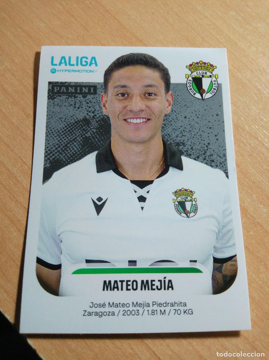 Figurine di Calcio: 75 A MATEO MEJ&Iacute;A DEL BURGOS 2&ordf; DIVISION HYPERMOTION 25 26 PANINI 2025 2026 NUEVO