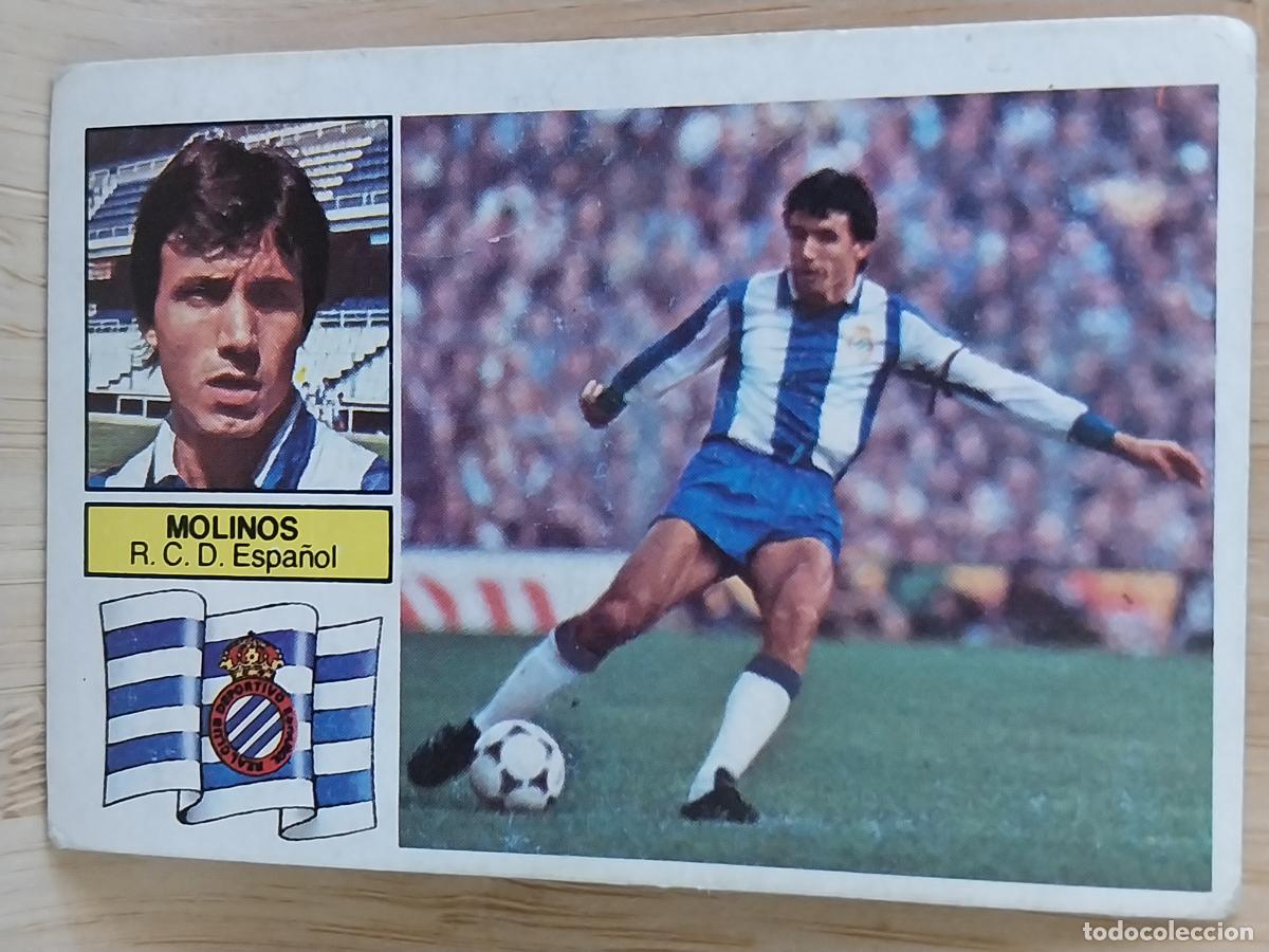 Figurine di Calcio: MOLINOS R C D ESPA&Ntilde;OL LIGA 1982 82 83 ED ESTE CROMO SIN PEGAR NUNCA ORIGINAL