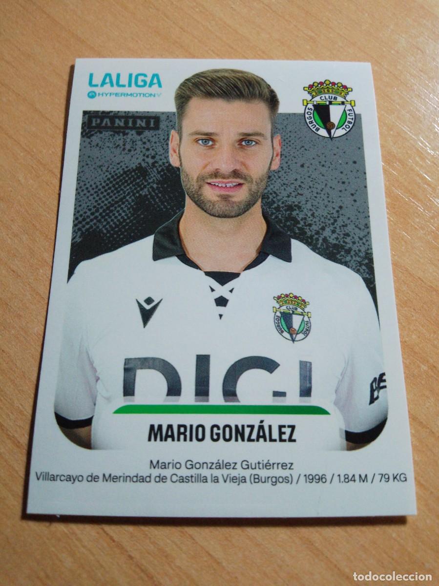 Figurine di Calcio: 75 B MARIO GONZ&Aacute;LEZ DEL BURGOS 2&ordf; DIVISION HYPERMOTION 25 26 PANINI 2025 2026 NUEVO