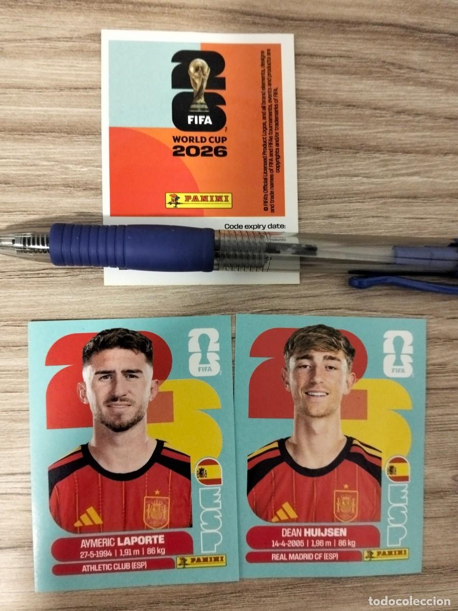 Figurine di Calcio: Lote de 2 cromos selecci&oacute;n espa&ntilde;ola