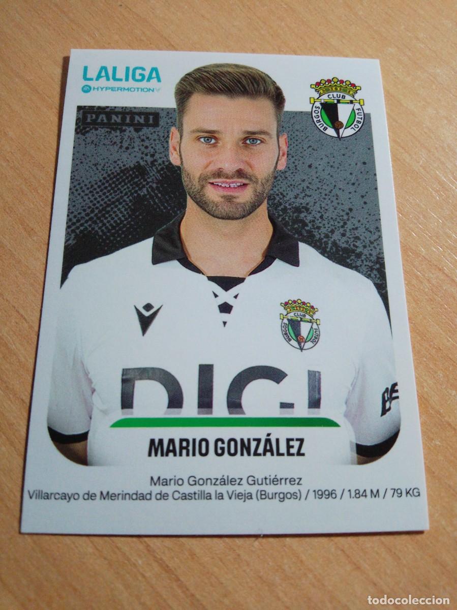 Figurine di Calcio: 75 B MARIO GONZ&Aacute;LEZ DEL BURGOS 2&ordf; DIVISION HYPERMOTION 25 26 PANINI 2025 2026 NUEVO