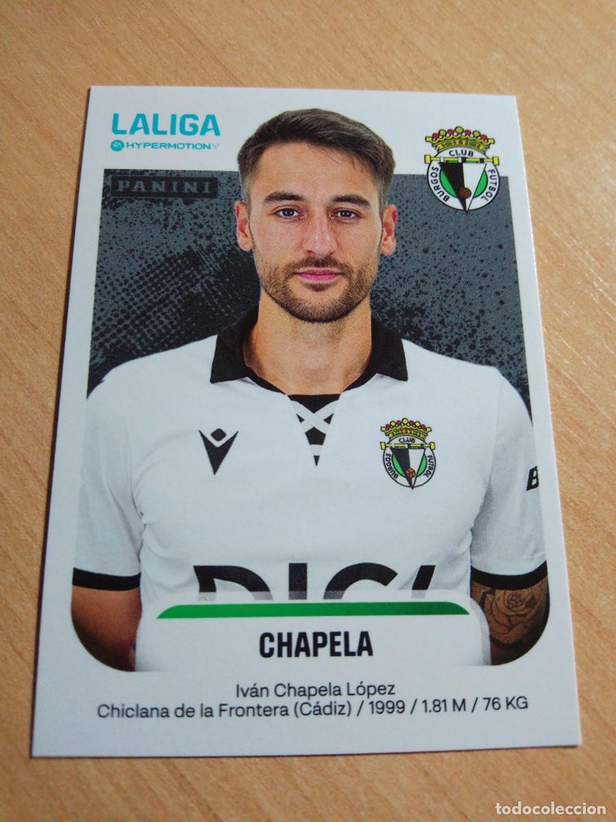 Cromos de F&uacute;tbol: 76 CHAPELA DEL BURGOS 2&ordf; DIVISION HYPERMOTION 25 26 PANINI 2025 2026 NUEVO