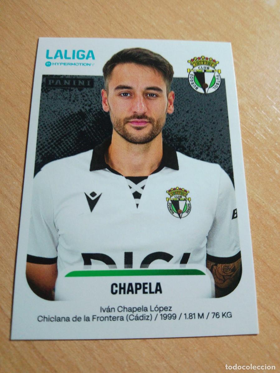 Cromos de F&uacute;tbol: 76 CHAPELA DEL BURGOS 2&ordf; DIVISION HYPERMOTION 25 26 PANINI 2025 2026 NUEVO