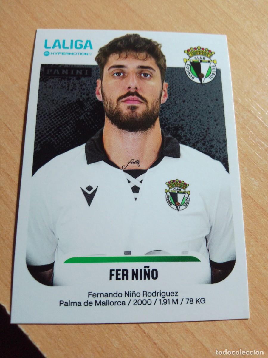 Cromos de F&uacute;tbol: 77 FER NI&Ntilde;O DEL BURGOS 2&ordf; DIVISION HYPERMOTION 25 26 PANINI 2025 2026 NUEVO