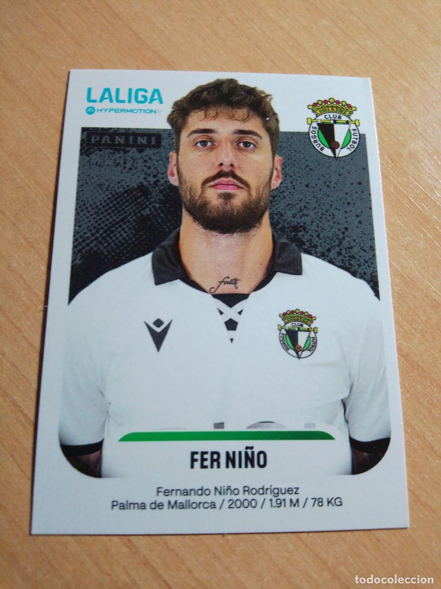 Cromos de F&uacute;tbol: 77 FER NI&Ntilde;O DEL BURGOS 2&ordf; DIVISION HYPERMOTION 25 26 PANINI 2025 2026 NUEVO