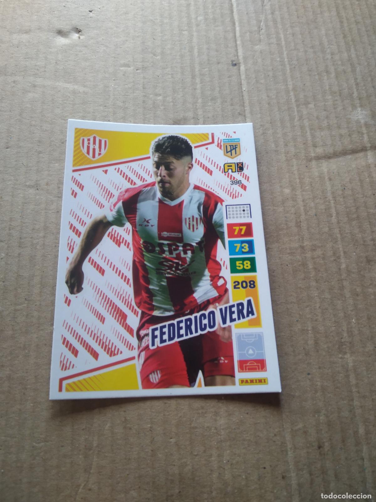Cromos de F&uacute;tbol: 396 FEDERICO VERA UNION CROMO FUTBOL PANINI ARGENTINO 2023 LIGA ARGENTINA ADRENALYN