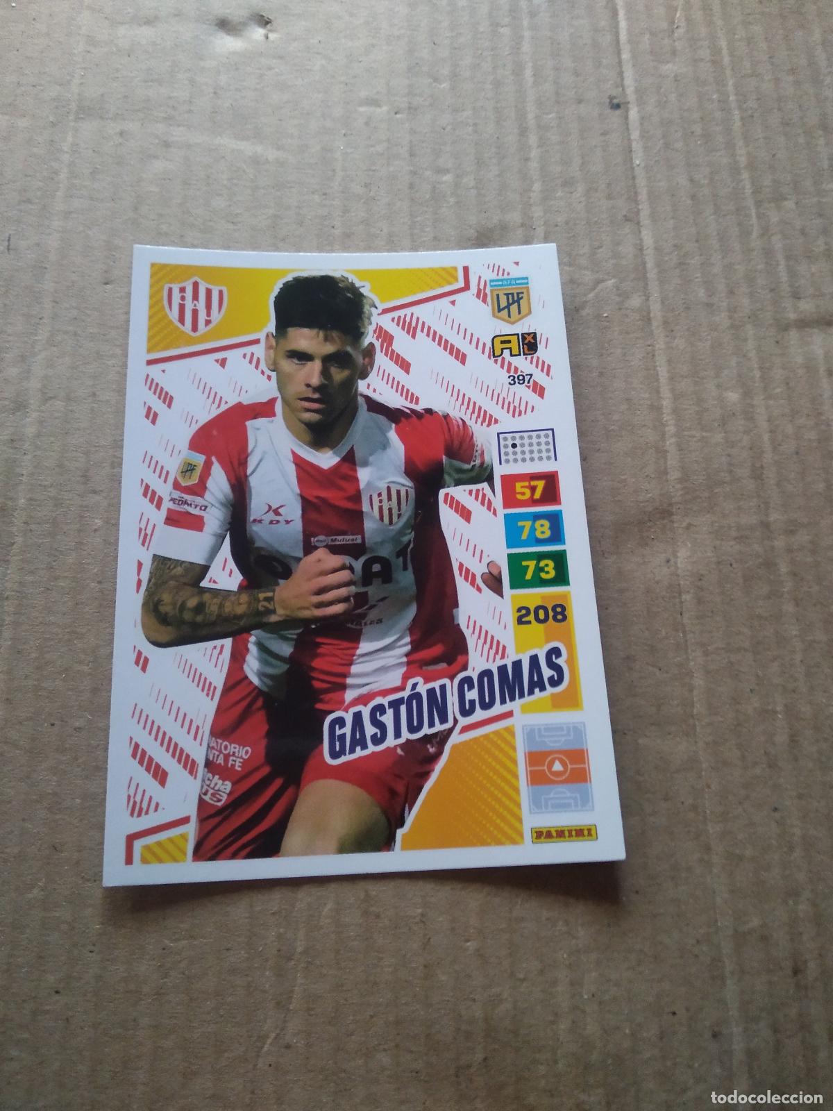 Cromos de F&uacute;tbol: 397 GASTON COMAS UNION CROMO FUTBOL PANINI ARGENTINO 2023 LIGA ARGENTINA ADRENALYN
