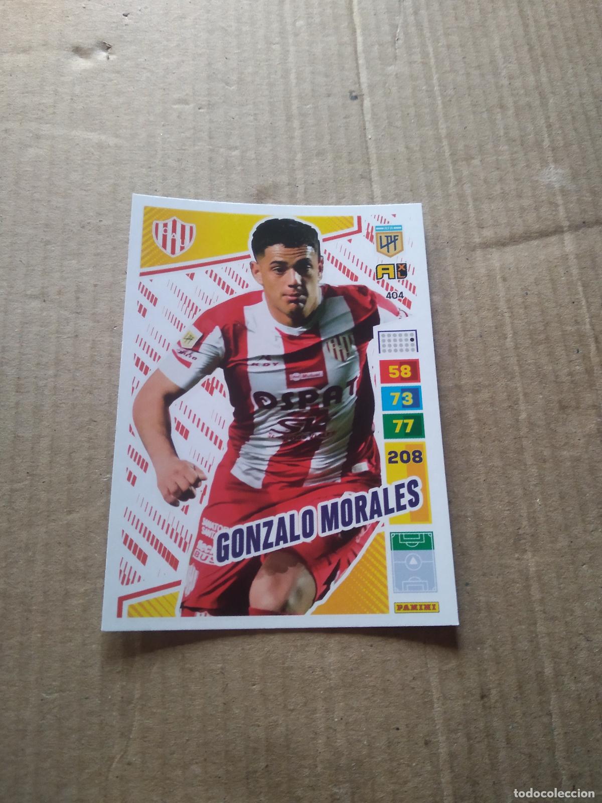 Cromos de F&uacute;tbol: 404 GONZALO MORALES UNION CROMO FUTBOL PANINI ARGENTINO 2023 LIGA ARGENTINA ADRENALYN