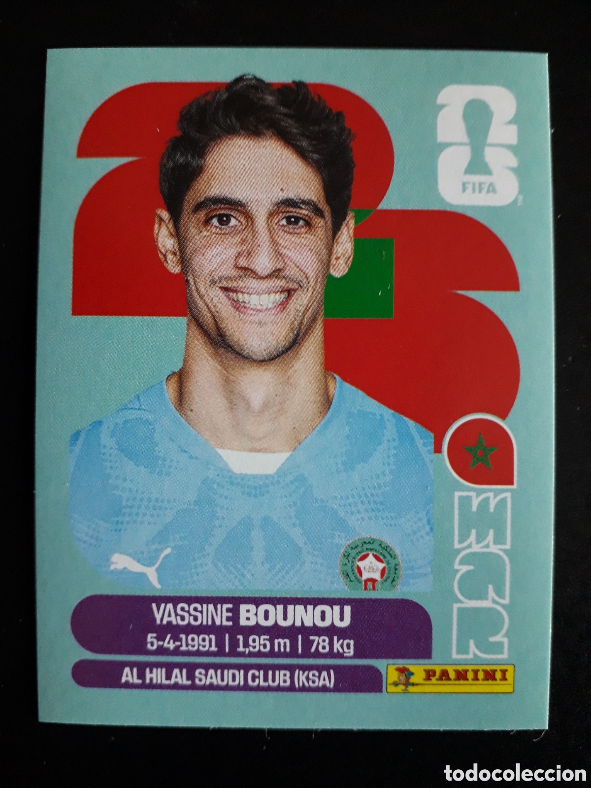 Cromos de Futebol: BOUNOU MARRUECOS MAR 2 MUNDIAL F&Uacute;TBOL 2026 FIFA WORLD CUP PANINI SIN PEGAR PEDIDO M&Iacute;NIMO 3&euro;.