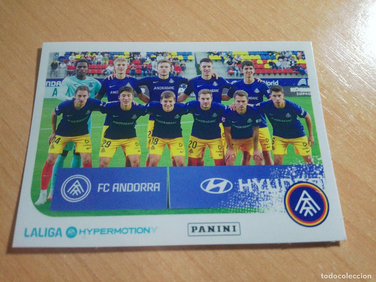 Fu&szlig;ball-Sticker: 41 PLANTILLA DEL ANDORRA 2&ordf; DIVISION HYPERMOTION 25 26 PANINI 2025 2026 NUEVO