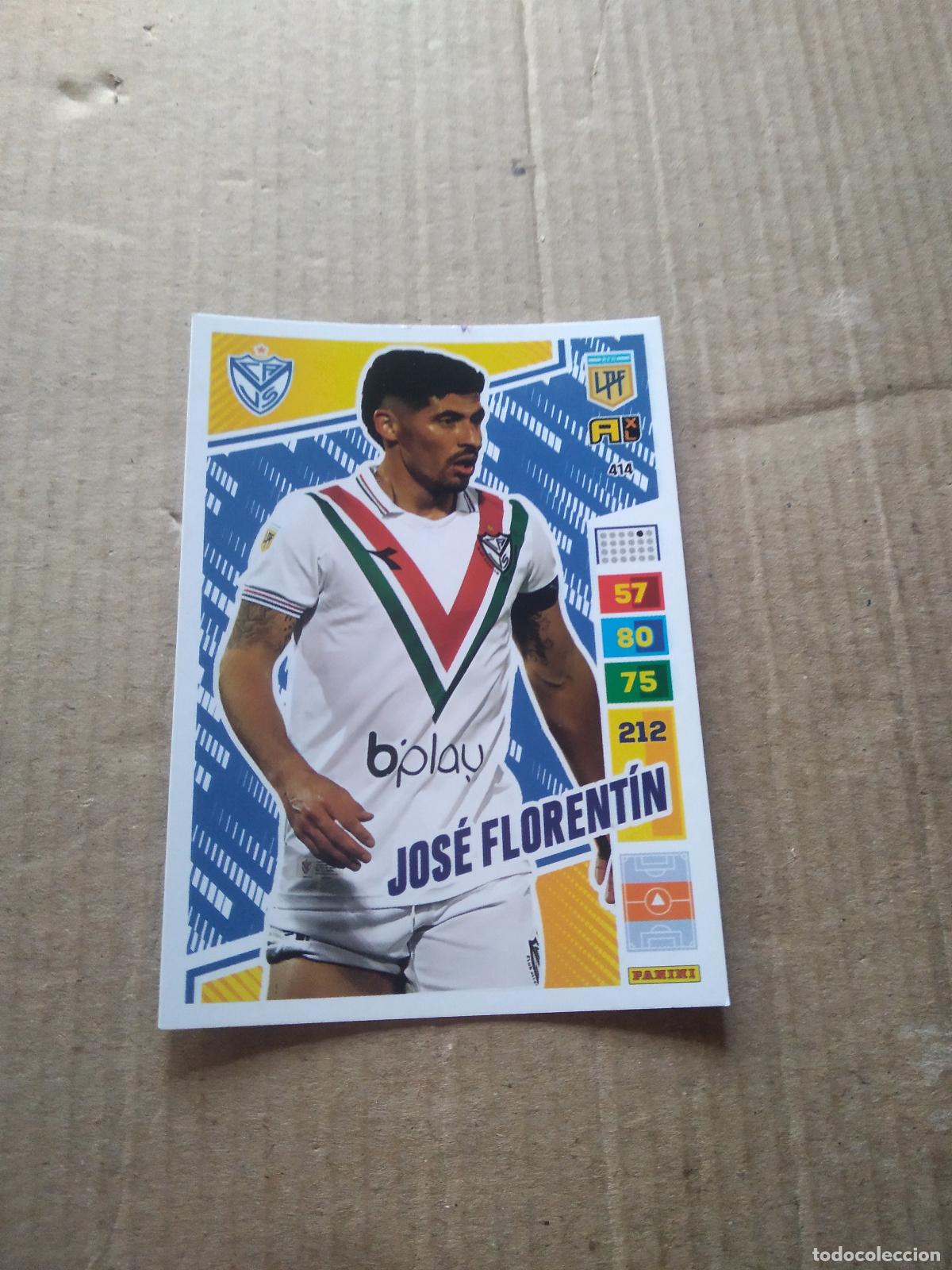 Cromos de F&uacute;tbol: 414 JOSE FLORENTIN VELEZ CROMO FUTBOL PANINI ARGENTINO 2023 LIGA ARGENTINA ADRENALYN