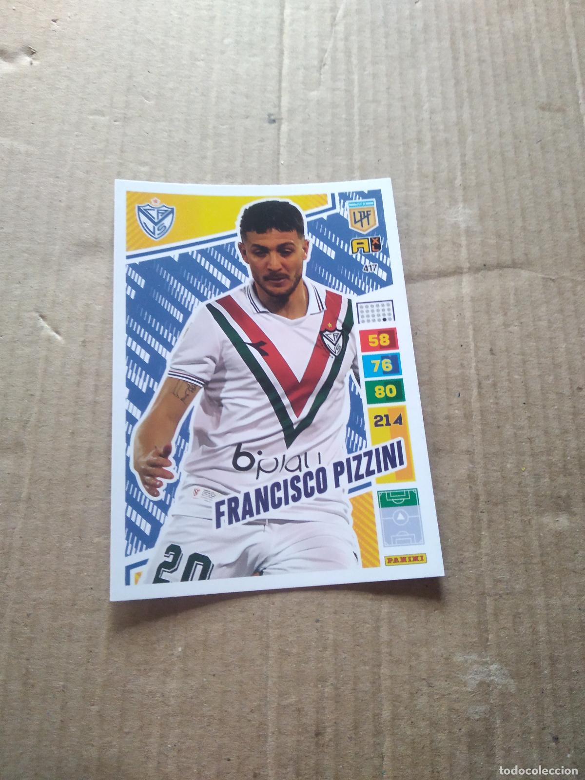 Cromos de F&uacute;tbol: 417 FRANCISCO PIZZINI VELEZ CROMO FUTBOL PANINI ARGENTINO 2023 LIGA ARGENTINA ADRENALYN