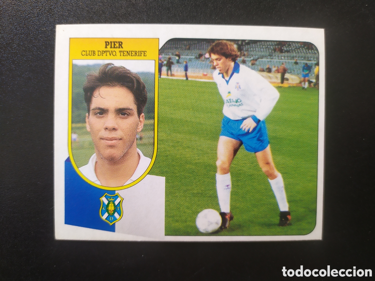 Cromos de F&uacute;tbol: Liga este 1991 1992 91 92 Pier Tenerife nuevo