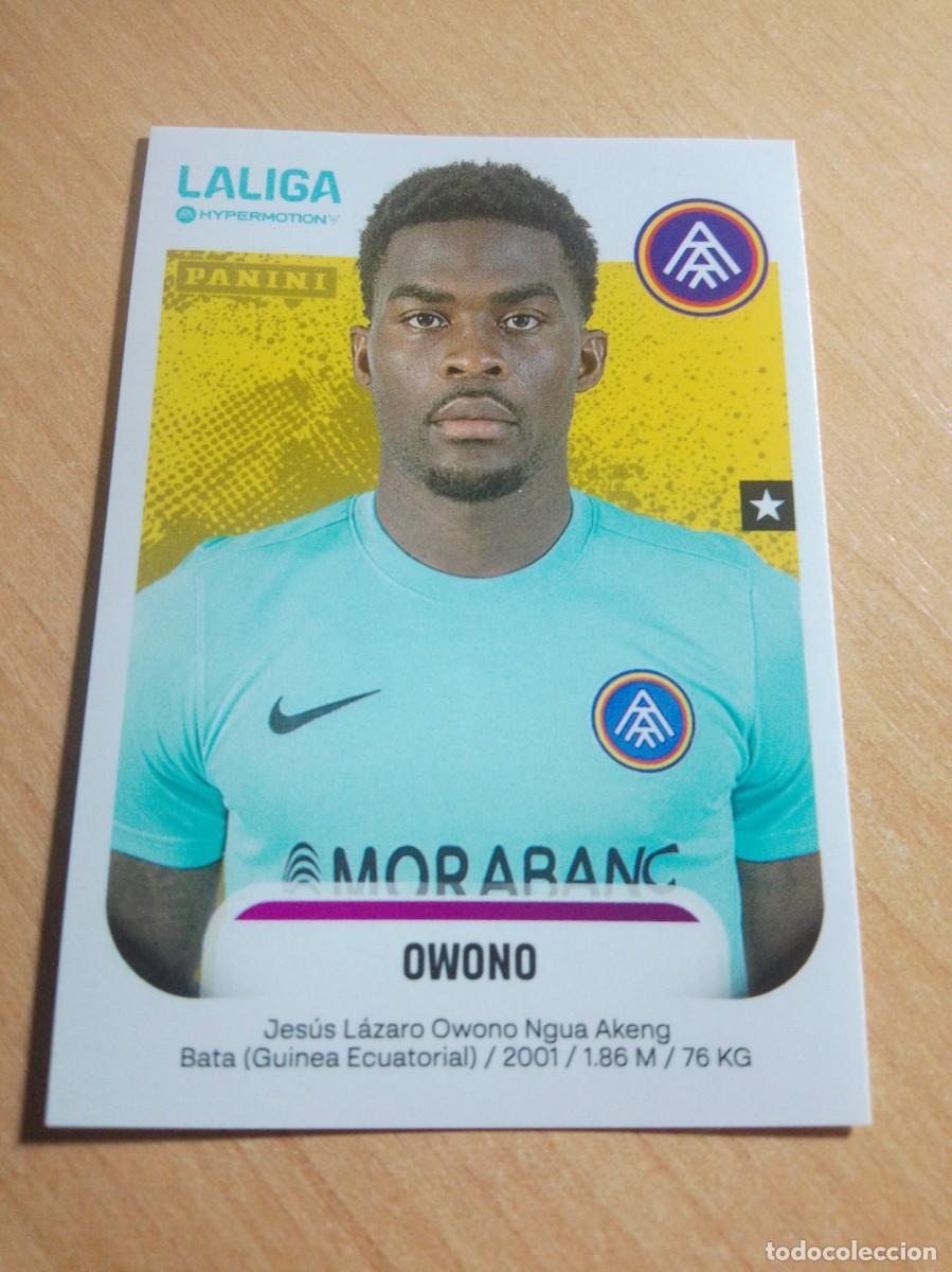Cromos de F&uacute;tbol: 43 B OWONO DEL ANDORRA 2&ordf; DIVISION HYPERMOTION 25 26 PANINI 2025 2026 NUEVO