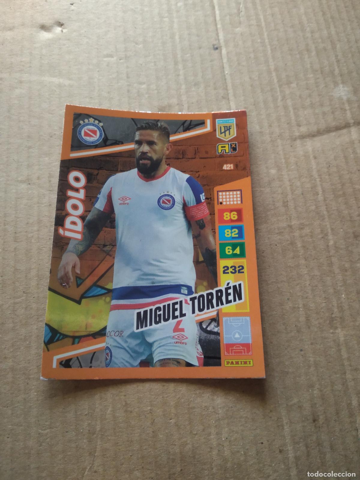 Cromos de F&uacute;tbol: 421 MIGUEL TORREN ARGENTINOS JUNIORS CROMO FUTBOL PANINI ARGENTINO 2023 LIGA ARGENTINA ADRENALYN