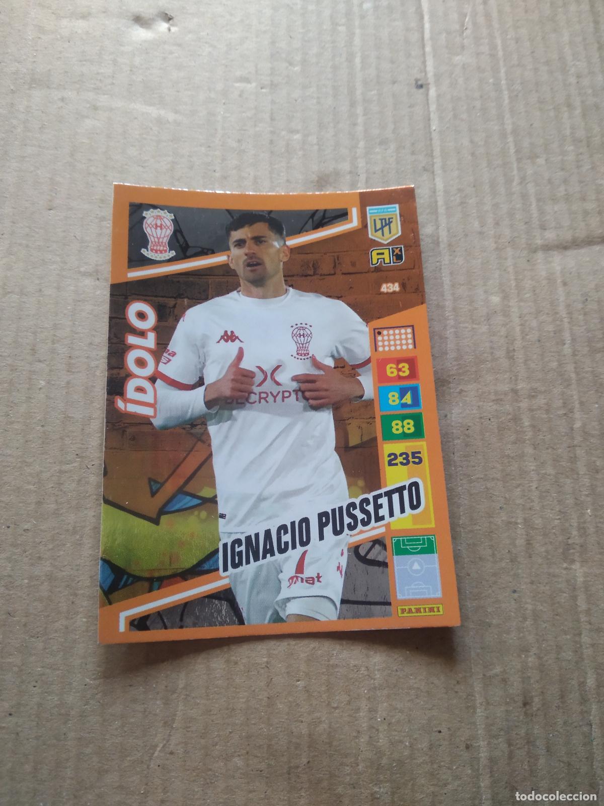 Cromos de F&uacute;tbol: 434 IGNACIO PUSSETTO HURACAN CROMO FUTBOL PANINI ARGENTINO 2023 LIGA ARGENTINA ADRENALYN