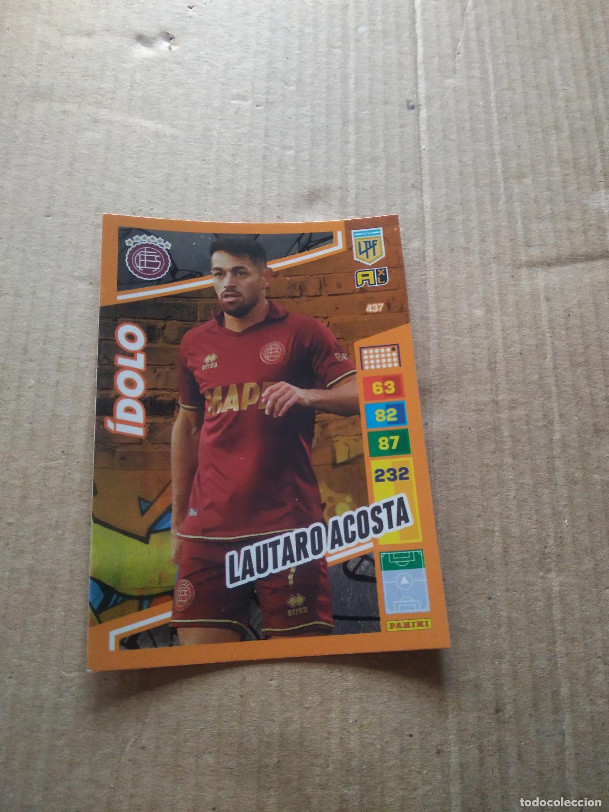 Cromos de F&uacute;tbol: 437 LAUTARO ACOSTA LANUS CROMO FUTBOL PANINI ARGENTINO 2023 LIGA ARGENTINA ADRENALYN