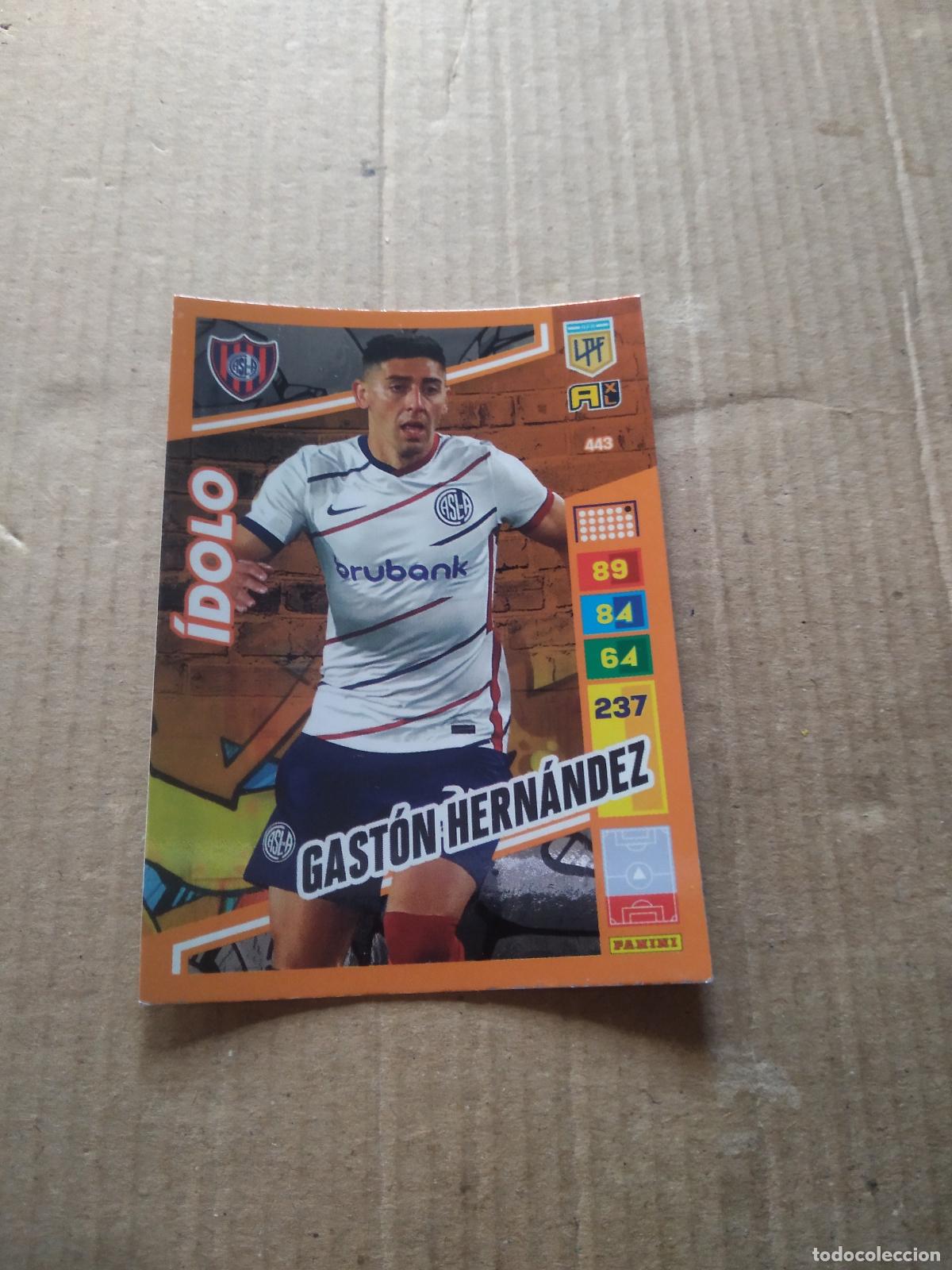 Cromos de F&uacute;tbol: 443 GASTON HERNANDEZ SAN LORENZO CROMO FUTBOL PANINI ARGENTINO 2023 LIGA ARGENTINA ADRENALYN