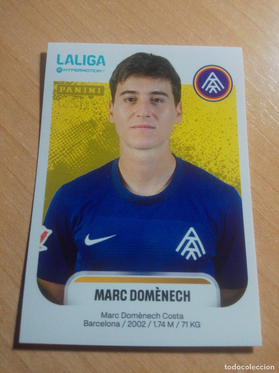 Football Stickers: 52 MARC DOMENECH DEL ANDORRA 2&ordf; DIVISION HYPERMOTION 25 26 PANINI 2025 2026 NUEVO