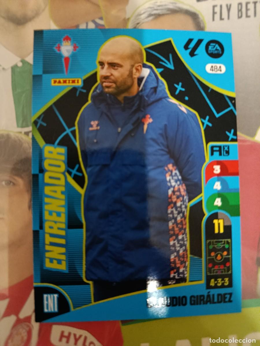 Cromos de F&uacute;tbol: Adrenalyn 24/25. 484- Giraldez. Celta. Entrenador.