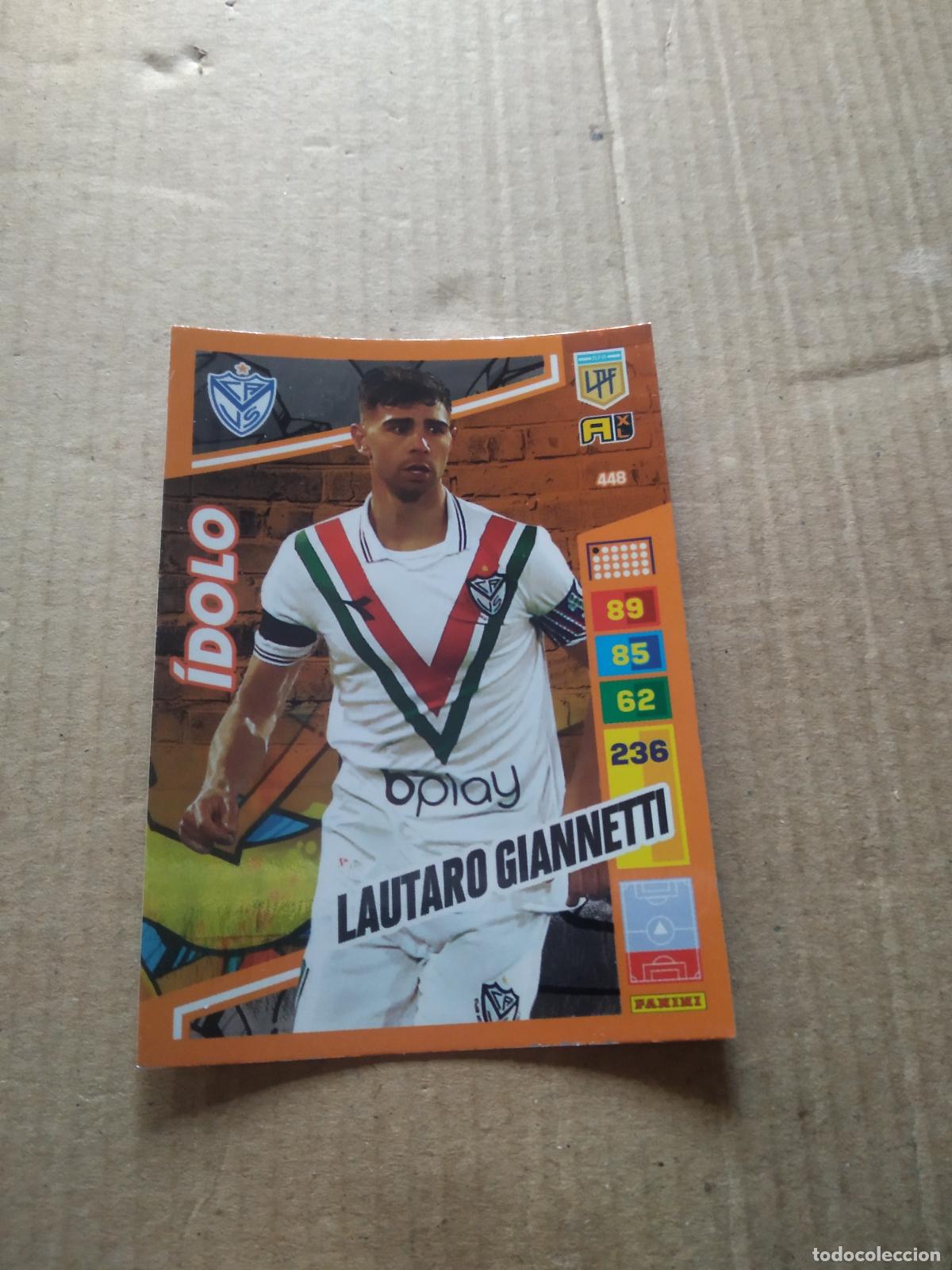 Cromos de F&uacute;tbol: 448 LAUTARO GIANNETTI VELEZ CROMO FUTBOL PANINI ARGENTINO 2023 LIGA ARGENTINA ADRENALYN