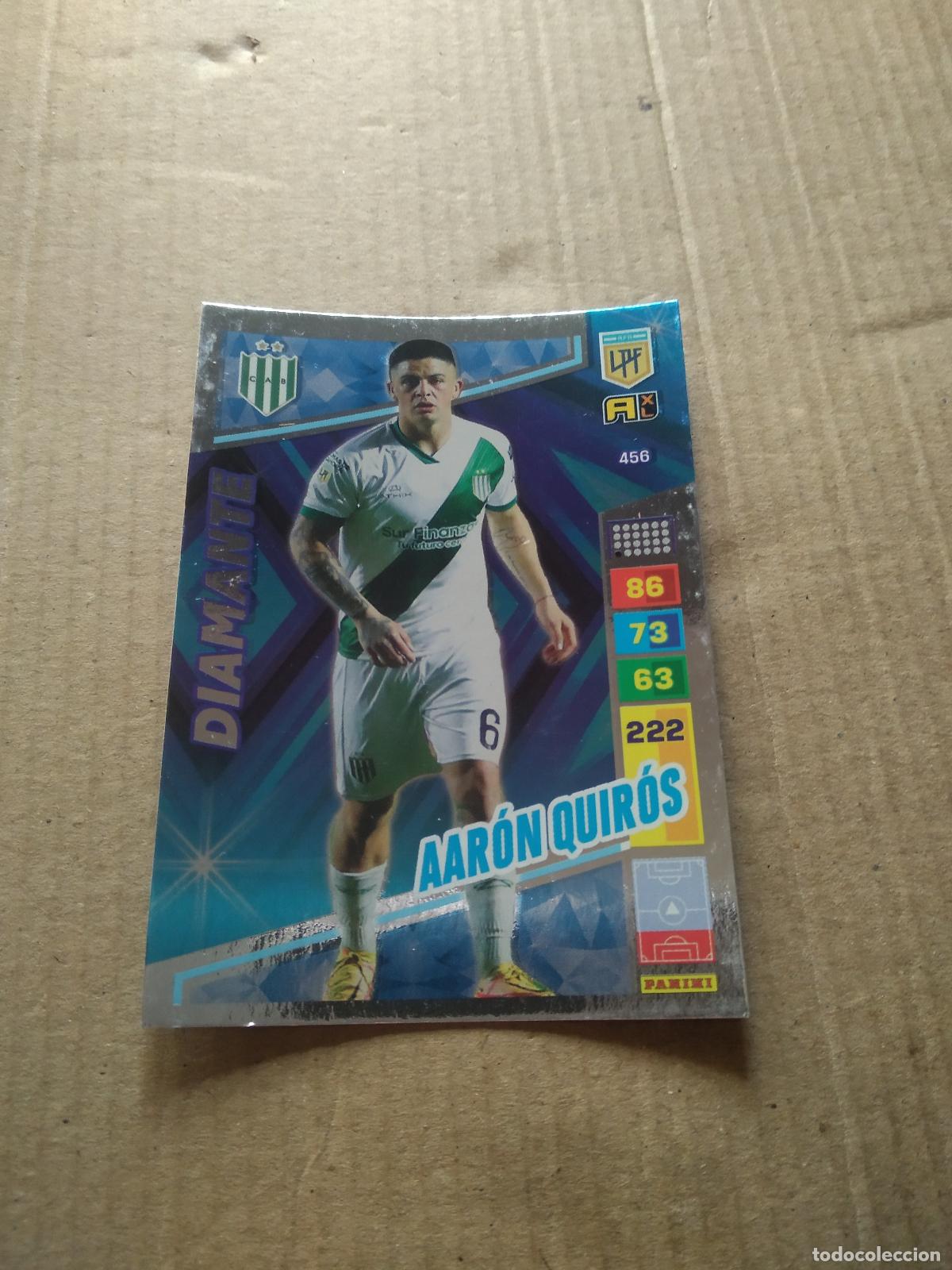 Cromos de F&uacute;tbol: 456 AARON QUIROS BANFIELD CROMO FUTBOL PANINI ARGENTINO 2023 LIGA ARGENTINA ADRENALYN
