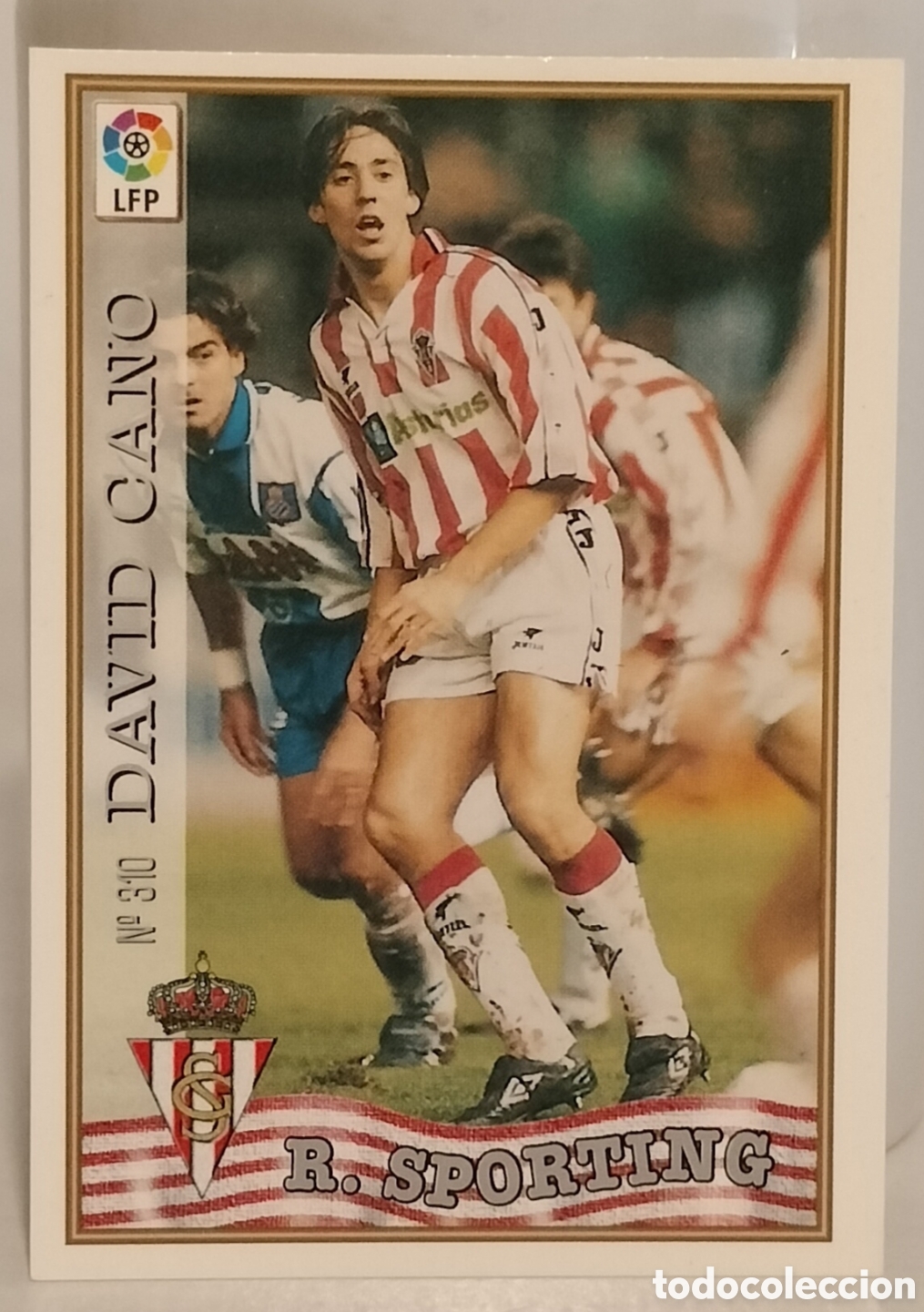Cromos de F&uacute;tbol: David Cano , Sporting de Gij&oacute;n 96-97