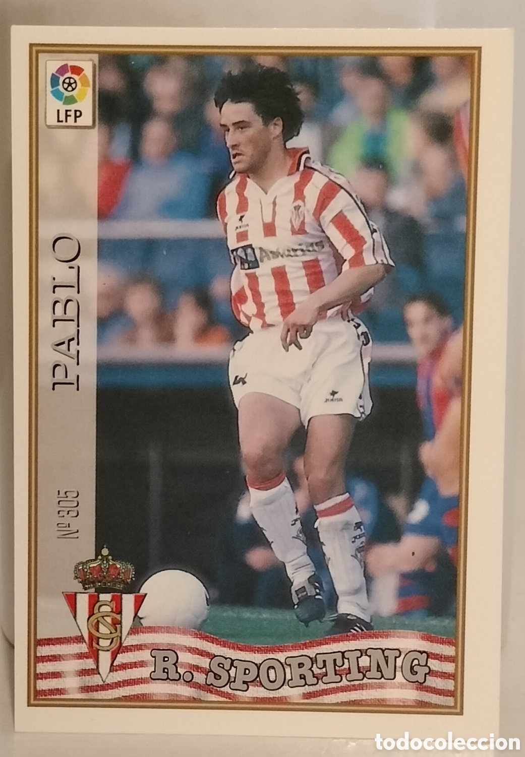 Cromos de F&uacute;tbol: Pablo Sporting de Gij&oacute;n 96-97